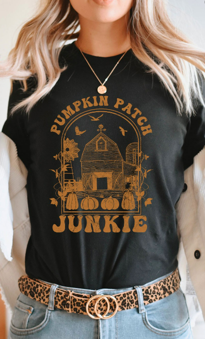 Pumpkin Patch Junkie Graphic Tee