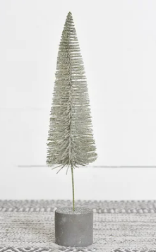 14.2' GREY OLIVE METAL TREE