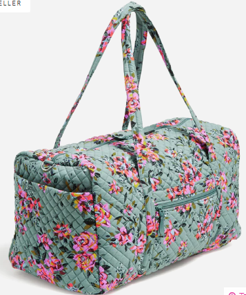 Large Travel Duffel Bag Rosy Outlook