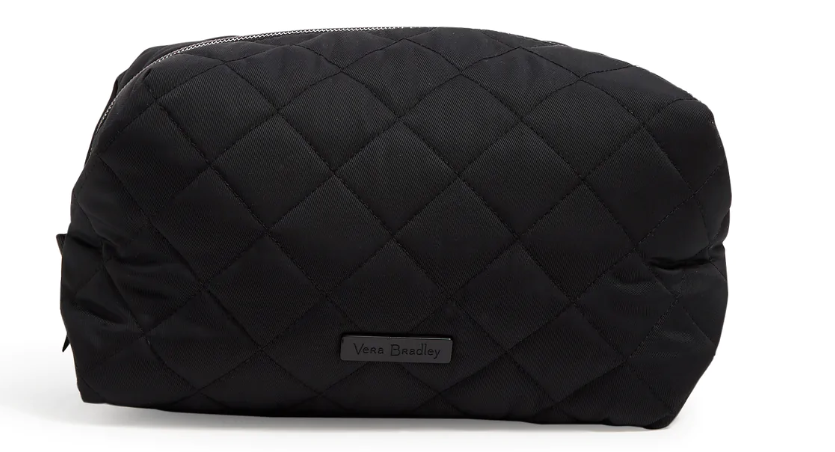 Medium Cosmetic Bag Performance Twill Black – Avenue 550