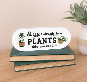 SORRY, I ALREADY HAVE PLANTS THIS WEEKEND SHAPE DÉCOR