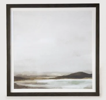 24 X 24 SEASCAPE FRAMED WALL ART