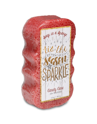 Tis' the Season to Sparkle Shower Sponge