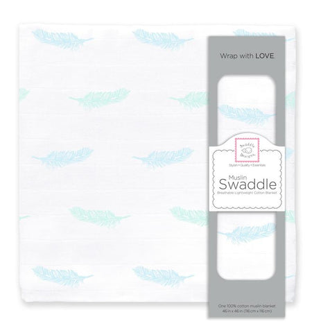 Muslin Swaddle Single - Courage and Happiness