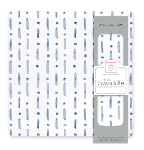 Muslin Swaddle Single - Watercolor i Exclaim !
