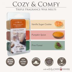 Cozy & Comfy Triple Fragrance Wax Melts