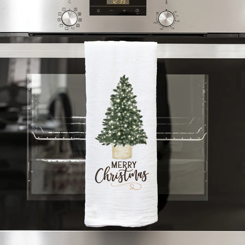 MERRY CHRISTMAS TEA TOWEL