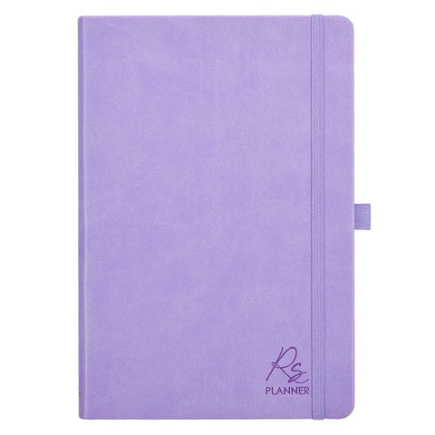 Lavender Faux Leather Rolene Strauss Undated Planner