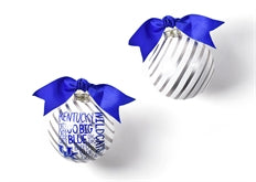 University Of Kentucky Glass Ornament - Word Collage