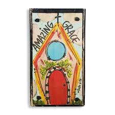 Amazing Grace wood block