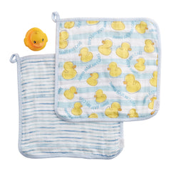 Wash Cloth and Bath Toy Set