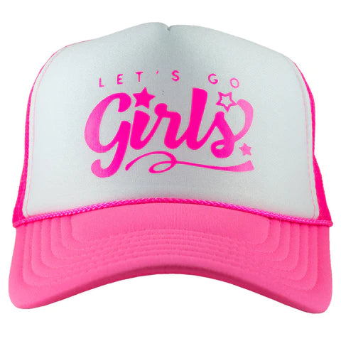 LET'S GO GIRLS DECAL FOAM HAT