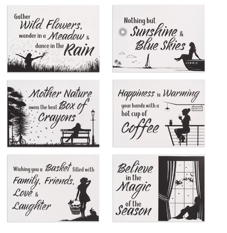 Switch Up Signs- BEAUTY OF THE SEASONS 6-IN-1 INTERCHANGEABLE SIGN COLLECTION