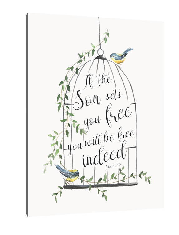 John 8:36 Canvas