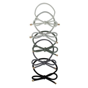Hair Ties-Assorted Color-Grey