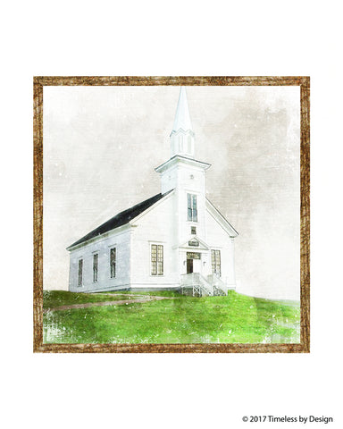 The Church Crate Sign