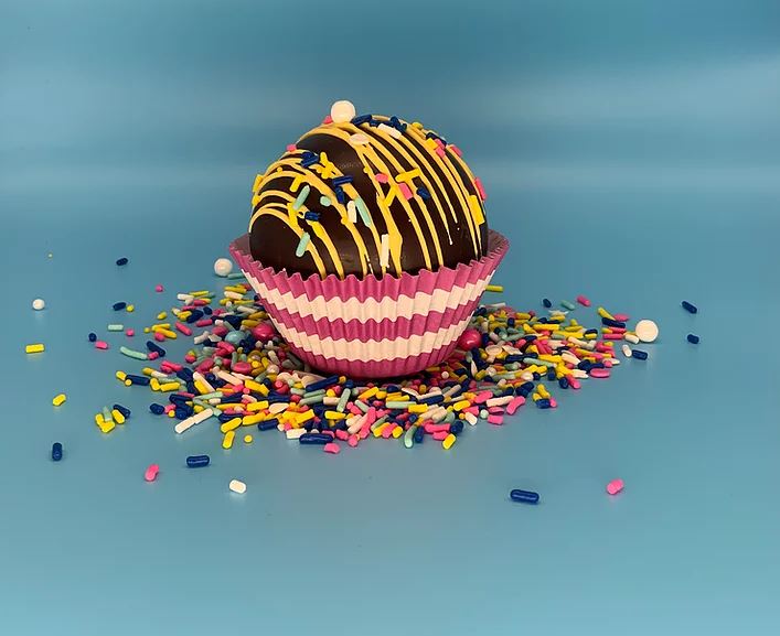 Elizabeth's Delightful Edible Hot Cocoa Bomb-Classic Dark Chocolate