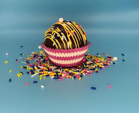 Elizabeth's Delightful Edible Hot Cocoa Bomb-Classic Dark Chocolate