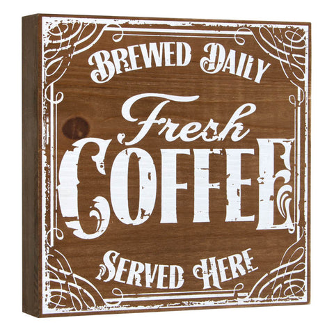 Fresh Brewed Coffee Sign