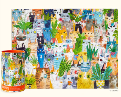 Cat Plant Exchange | 500 Piece Puzzle