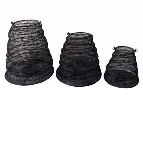 Mia Collapsable Metal Mesh Candle Holders