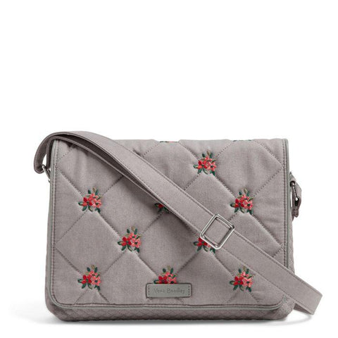 Vera Bradley: Iconic Turnabout Crossbody-Denim Gray