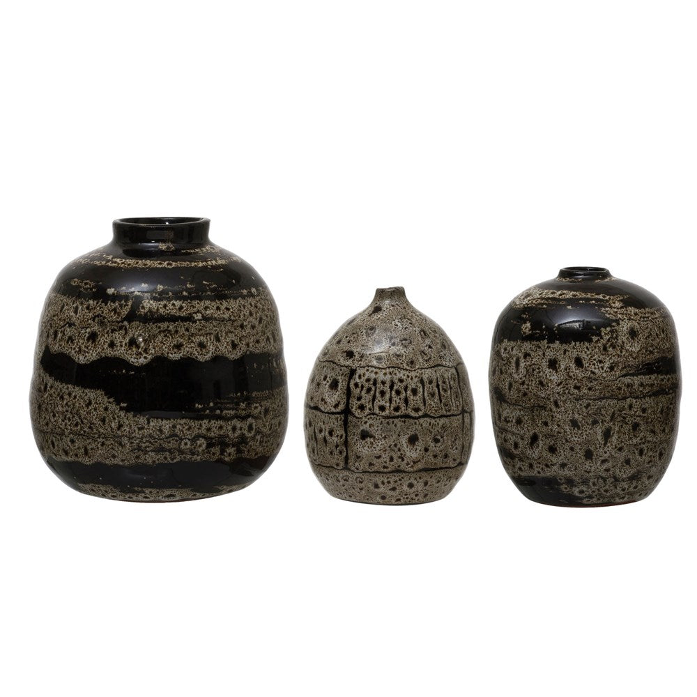 Reactive Glaze, Brown