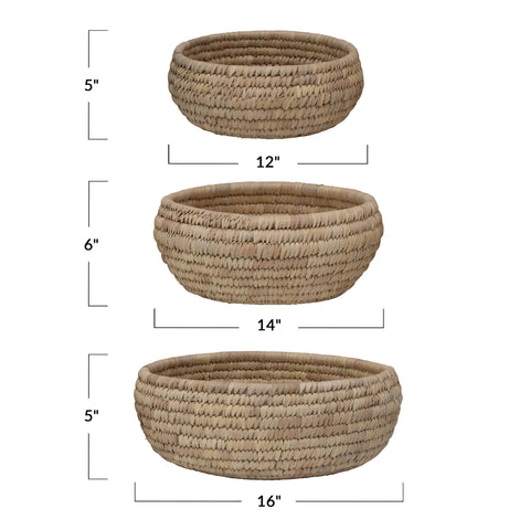 Grass and Date Leaf Baskets