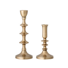 Metal Taper Holders with Antique Finish