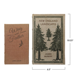 New England... Book Storage Boxes, Set of 2
