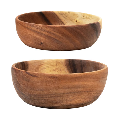 Acacia Wood Bowls