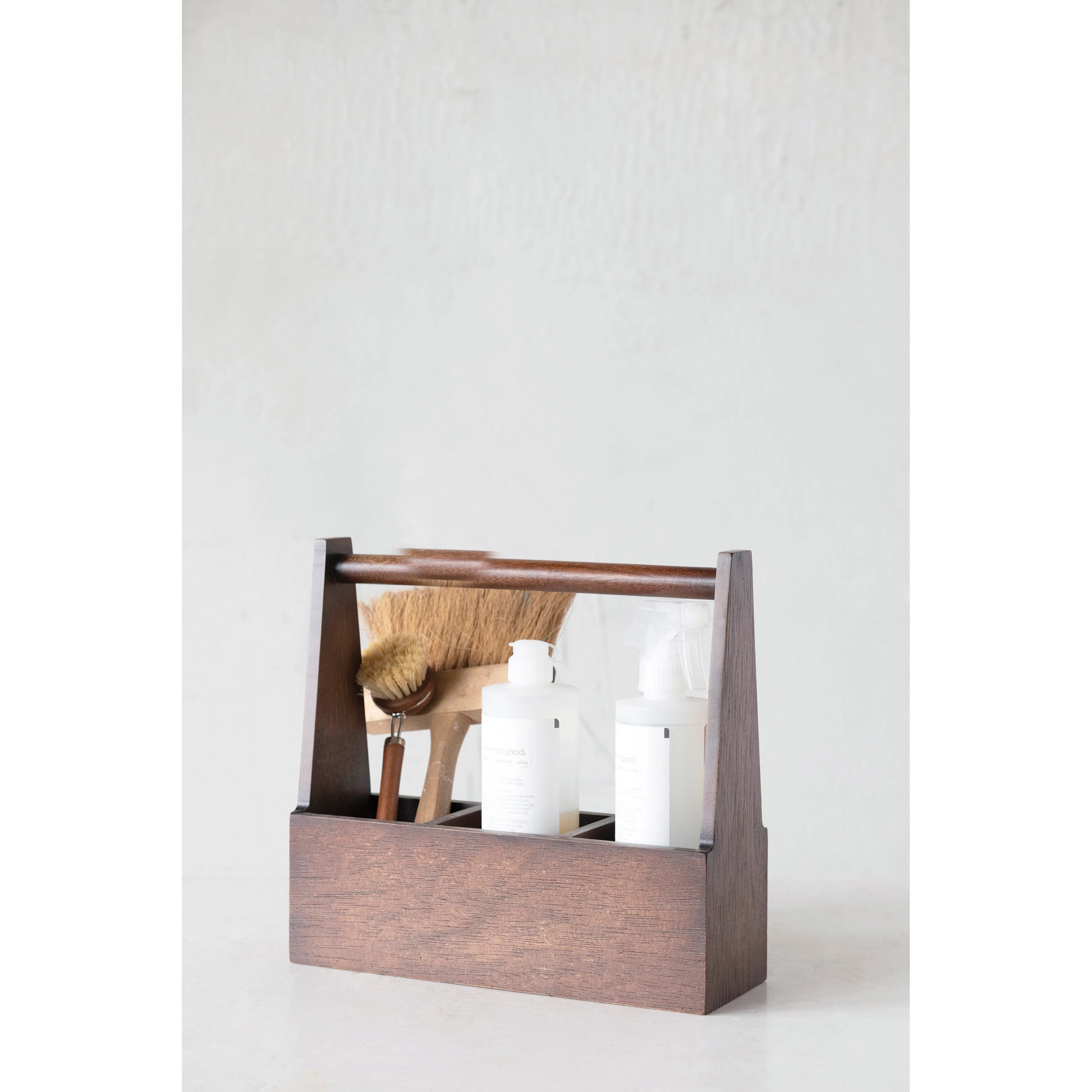 MDF Caddy with 3 Sections, Espresso Finish