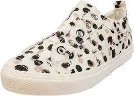 Corkys Women's Babalu Black/White Dots Sneakers