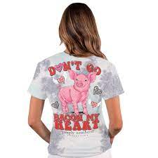 BACON MY HEART PIG TIE DYE T-SHIRT