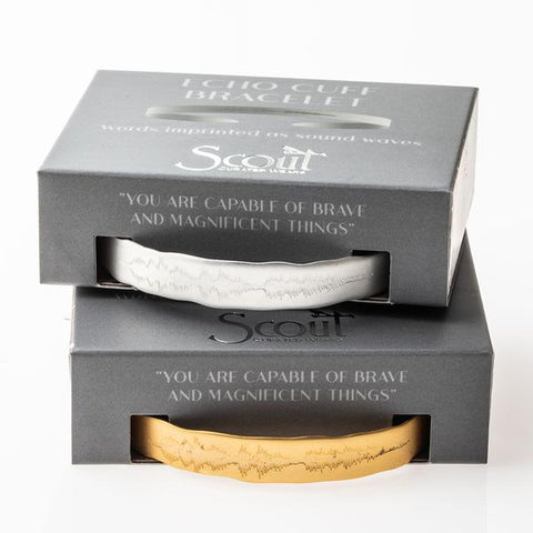 Echo Cuff:"You are Capable of Brave"