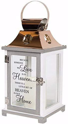 Heaven In Our Home Flameless Candles Copper Lantern