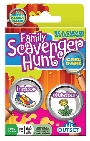 Family Scavenger Hunt Card Game