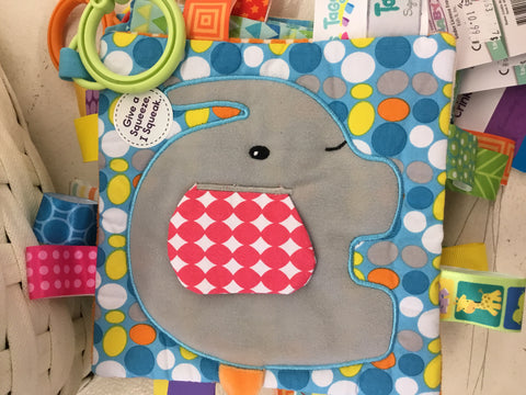 Mary Meyer Crinkle Me Taggies- Elephant