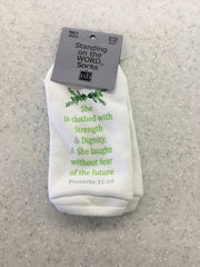 Standing On The Word Socks