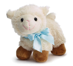 Plush Lamb with Brown Feet