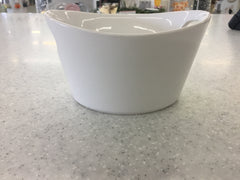 Pure White Oval Bowl With Handles (SMALL)