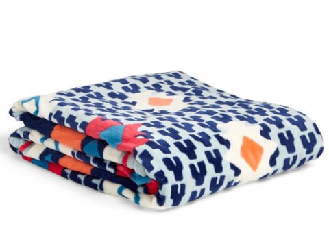 XL Throw Blanket Patchwork Bouquet