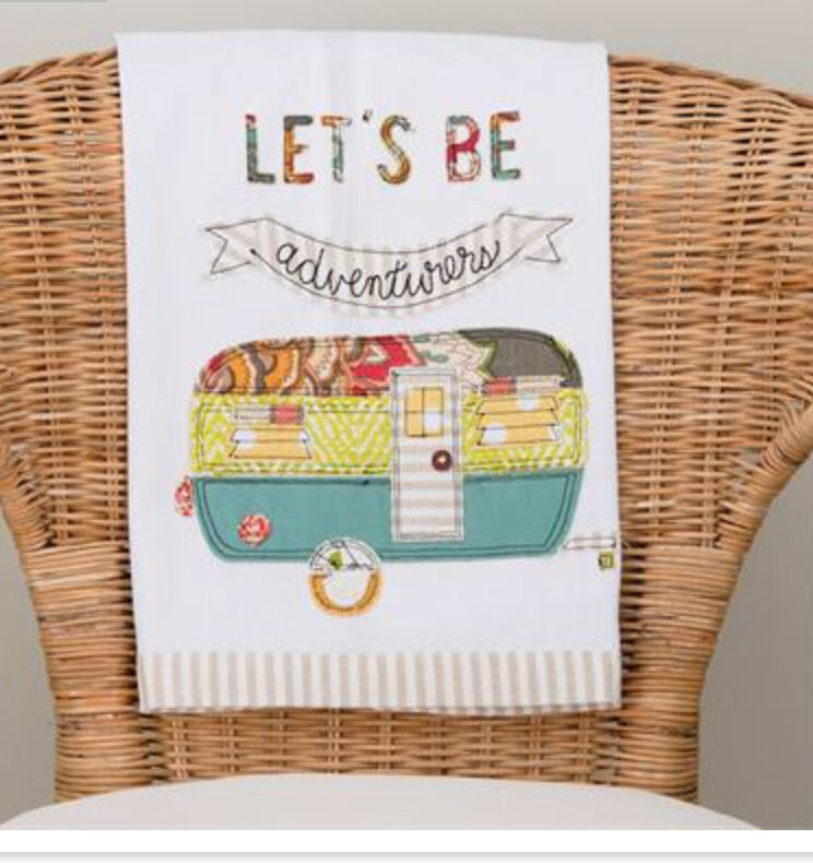 Let’s Be Adventurers Tea Towel