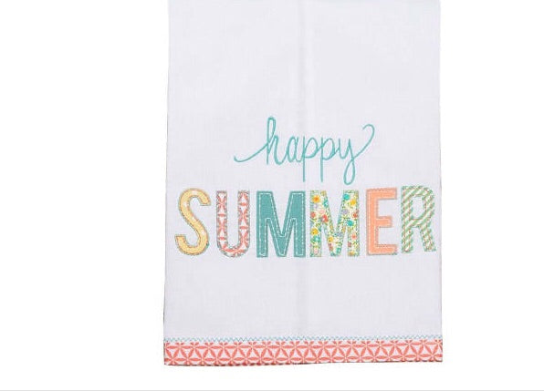 Happy Summer Tea Towel