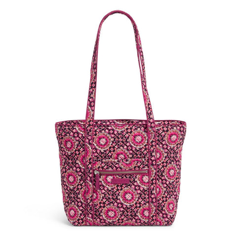 Iconic Small Vera Tote - Raspberry Medallion