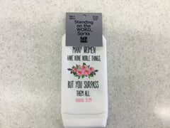 Standing On The Word Socks