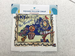 Square Button Pillow Swaps