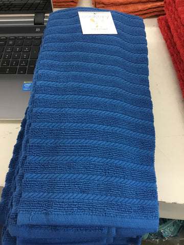 Blue kitchen towel