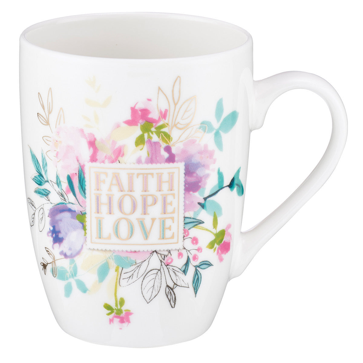 Faith Hope Love Ceramic Coffee Mug
