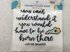 Square Button Pillow Swaps